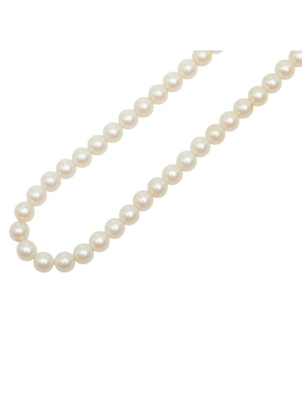 Dior Pearl Necklace Faux Plated - Picture 4 of 8